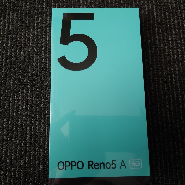 新品未使用 OPPO Reno5 A 色：アイスブルー