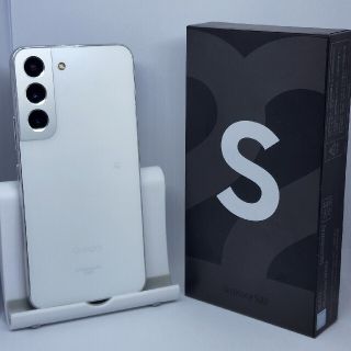 ギャラクシー(Galaxy)のau Galaxy S22 SCG13 ホワイト 中古品(スマートフォン本体)