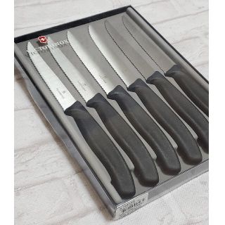 ビクトリノックス(VICTORINOX)の【新品未使用】ビクトリノックス　ステーキナイフ 6本セット　VICTORINOX(カトラリー/箸)