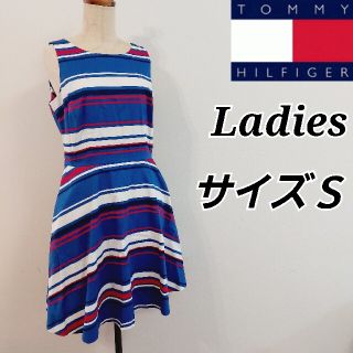 トミーヒルフィガー(TOMMY HILFIGER)の【TOMMY HILFIGER】ノースリーブワンピース/レディースＳ(ひざ丈ワンピース)