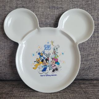 ディズニー(Disney)の【ディズニー】スーベニアプレート　25周年(食器)