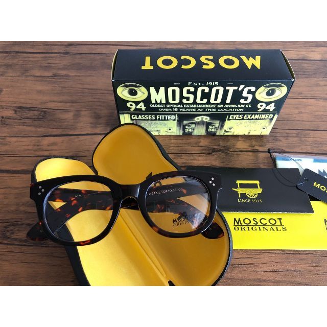 MOSCOT VILDA TORTOISE 48 度なしクリア・カラー付き 1