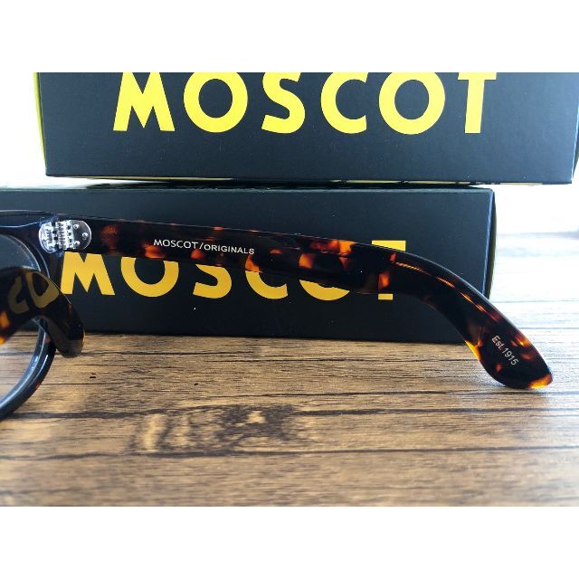 MOSCOT VILDA TORTOISE 48 度なしクリア・カラー付き 3