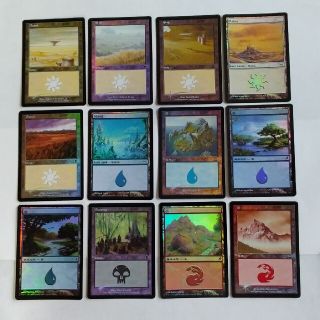 マジック：ザ・ギャザリング - mtg 基本土地 foil セットの通販