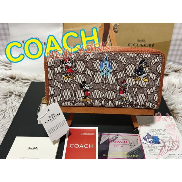 【コーチ アウトレット正規品】Disney&COACH☆WDW50周年 ミッキー