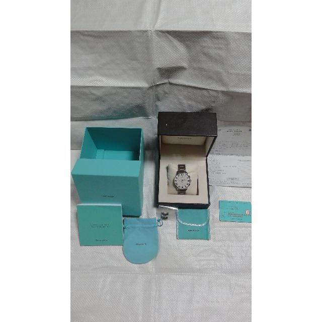 ♡Tiffany & Co.♡アラス ドーム ♡クロノグラフ♡文字盤白♡