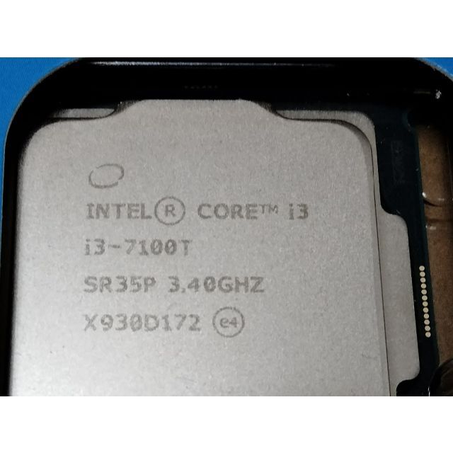 7個セット Intel CPU i3 7100T BX80677I37100T スマホ/家電/カメラのPC/タブレット(PCパーツ)の商品写真