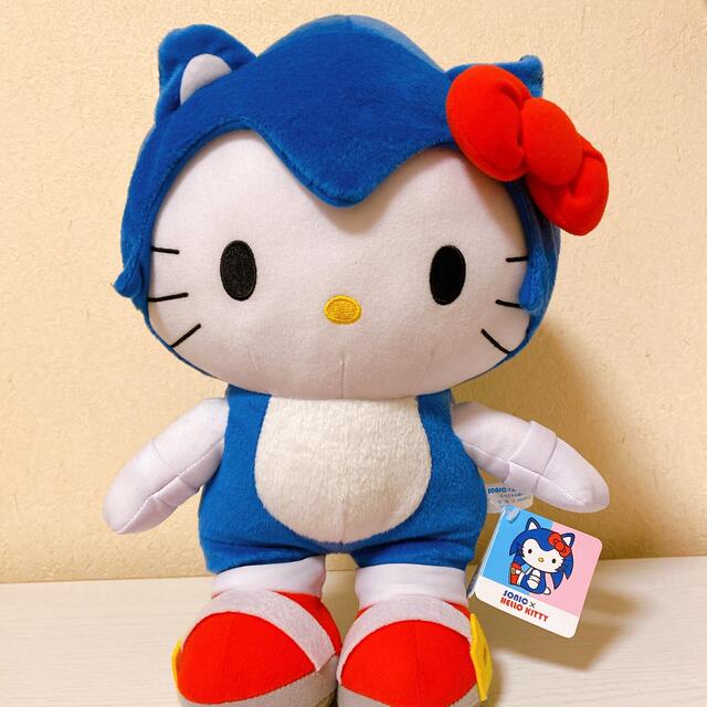 極美 ソニックxキティ コラボぬいぐるみ 非売品 プライズ SEGA ぬいぐるみ