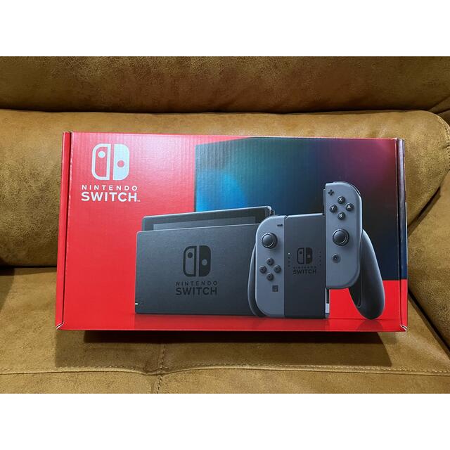 美品！Nintendo Switch グレー　ケース付き