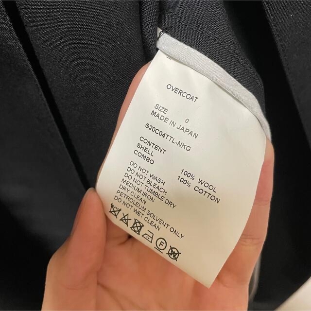 Jil Sander - overcoat ウール　トレンチコート　定価15万円程　大丸製作所 2