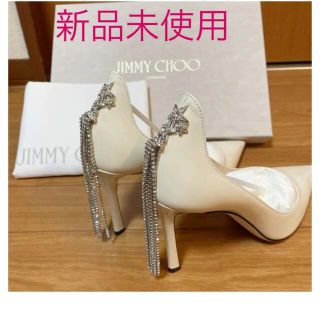 ジミーチュウ(JIMMY CHOO)のジミーチュウ　新品未使用　シャンデリア付　パンプス (ハイヒール/パンプス)