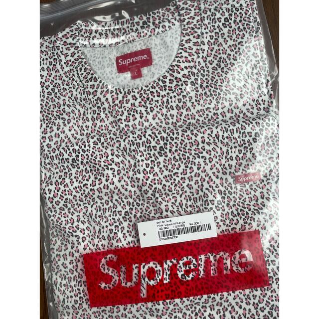 SUPREME Small Box Tee Pink Leopard  Lサイズ