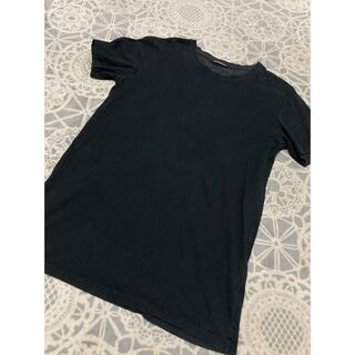 バルマン(BALMAIN)のBALMAIN バルマン　ダメージ加工　カットソー　Tシャツ　ブラック　XL(Tシャツ/カットソー(半袖/袖なし))