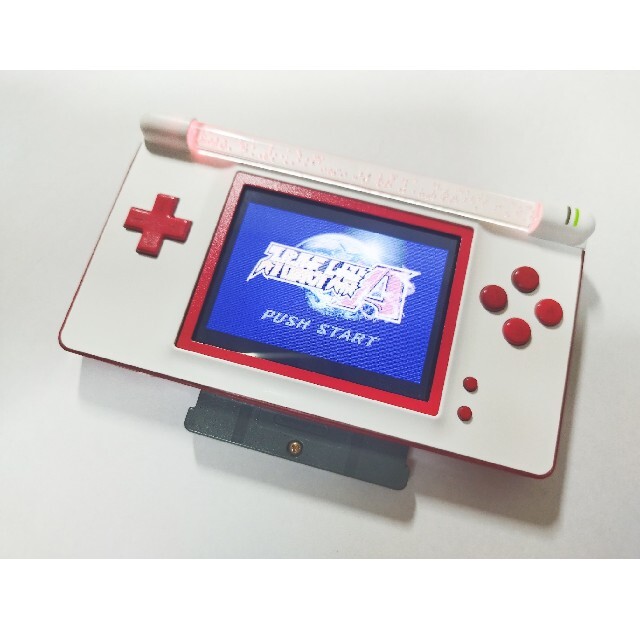 送料込 魔改造ゲームボーイマクロ　GAMEBOY　MACRO　ファミコン風塗装