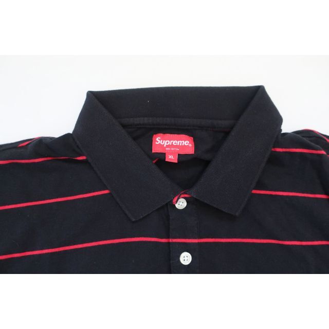 Supreme(シュプリーム)の(XL)Supreme Thrasher Stripe Poloスラシャーポロ メンズのトップス(ポロシャツ)の商品写真