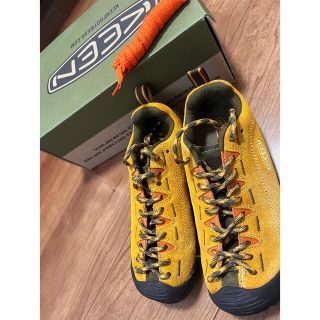 キーン(KEEN)のトレッキングシューズ　KEEN オレンジ 22.5センチ(登山用品)