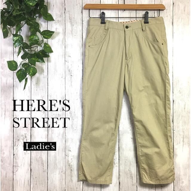 HERE'S(ヒアーズ)のHERE'S STREET 夏場に最適 薄地素材！ レディースチノパン【S】 レディースのパンツ(チノパン)の商品写真