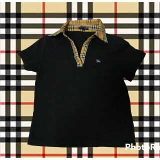 バーバリー(BURBERRY)のBurberry バーバリー　襟付き　ノバチェック　Tシャツ　(Tシャツ(半袖/袖なし))