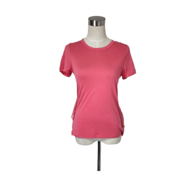 RED VALENTINO ふわふわドットチュールのビッグおりぼんTシャツ