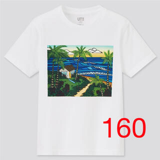 ユニクロ(UNIQLO)の新品⭐︎未使用 ヘザーブラウン Tシャツ ユニクロ 160(Tシャツ/カットソー)