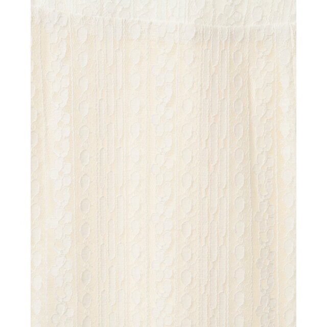 Soffitto(ソフィット)の【ホワイト】ラッセルレーススカート レディースのスカート(ロングスカート)の商品写真