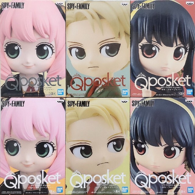 Q posket SPY×FAMILY アーニャ＆ロイド＆ヨル 6種セット