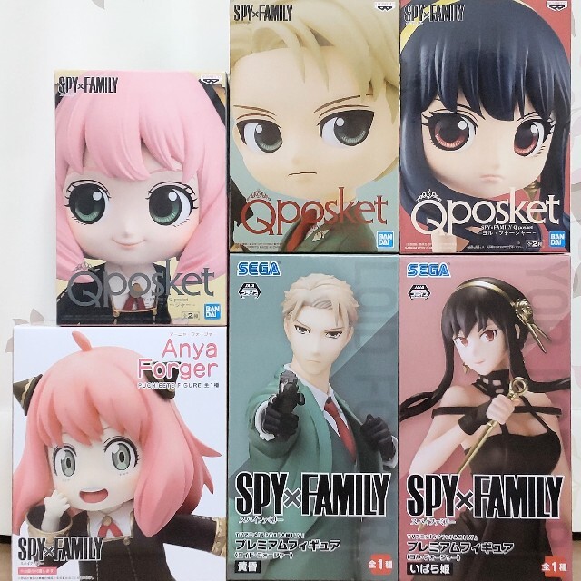 SPY×FAMILY アーニャ＆ロイド＆ヨル フィギュア 6種セット