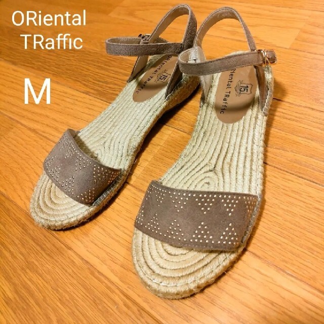 ORiental TRaffic(オリエンタルトラフィック)のオリエンタルトラフィック スタッズ ジュート サンダル  23cm レディースの靴/シューズ(サンダル)の商品写真