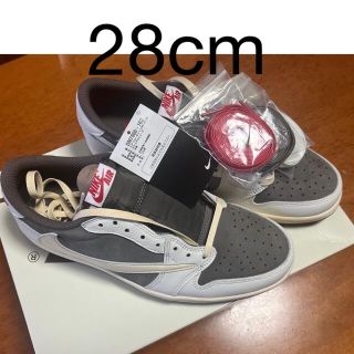 ナイキ(NIKE)のナイキ　エアジョーダン 1 LOW トラヴィス　スコット 28cm(スニーカー)