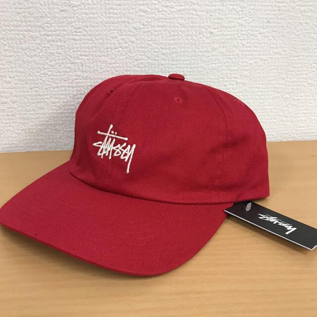 メンズimport stussy cap red