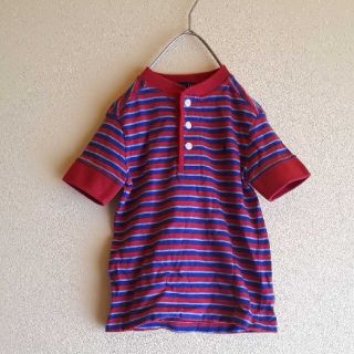 ポロラルフローレン(POLO RALPH LAUREN)のPOLO RALPH LAUREN ヘンリーネック ボーダー カットソー(Tシャツ/カットソー)