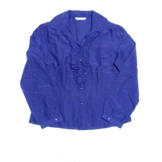 シャツ 紫 ムラサキ レディースのトップス(シャツ/ブラウス(長袖/七分))の商品写真