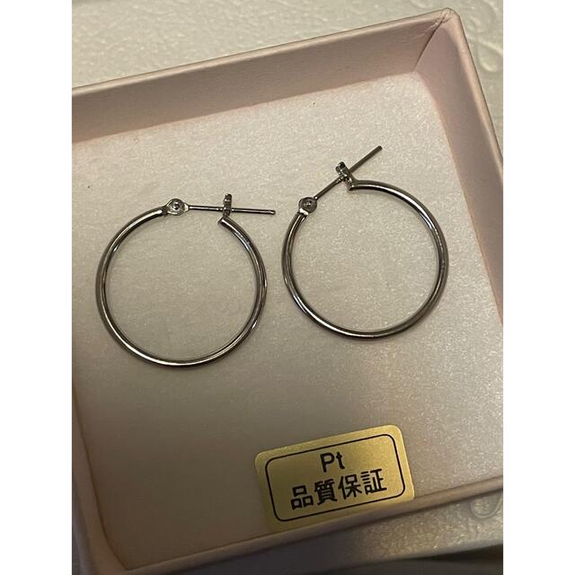 新品 フープピアス プラチナ | bombaytools.com