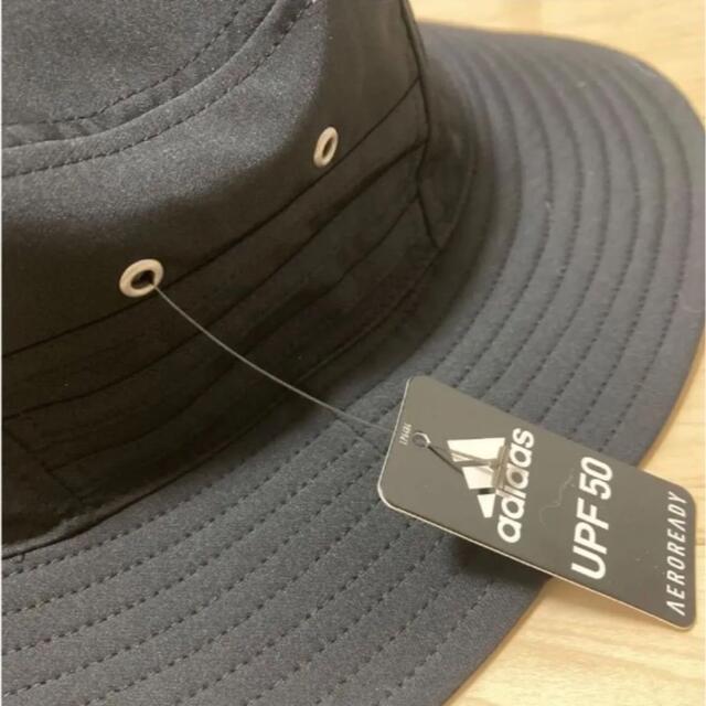 adidas(アディダス)のアディダス　 バケットハット  帽子　 紫外線カット UPF50   ブラック スポーツ/アウトドアのゴルフ(ウエア)の商品写真