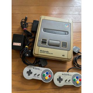 スーパーファミコン(スーパーファミコン)の任天堂ニンテンドーNintendo スーパーファミコン一式動作品(家庭用ゲーム機本体)