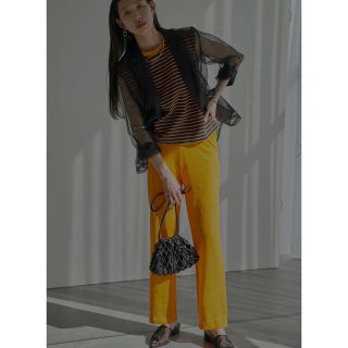 アメリヴィンテージ(Ameri VINTAGE)の【AMERI vintage】SHEER KNIT BASIC PANTS(カジュアルパンツ)