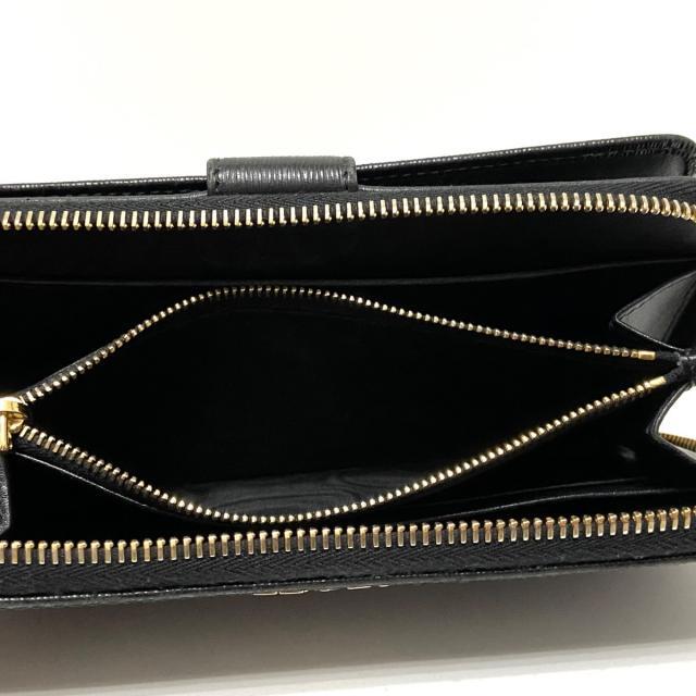 PRADA(プラダ)のPRADA(プラダ) 長財布 - 1ML348 黒 レザー レディースのファッション小物(財布)の商品写真