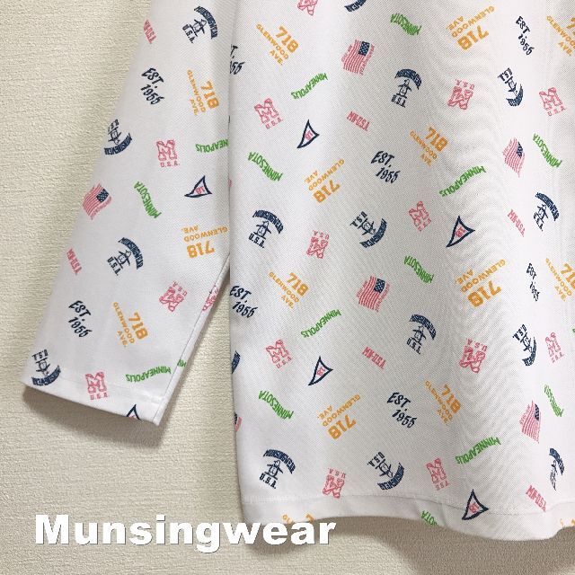 Munsingwear(マンシングウェア)の【Munsingwear】マンシングウェア 刺繍ペンギン ハーフジップ シャツ レディースのトップス(シャツ/ブラウス(長袖/七分))の商品写真