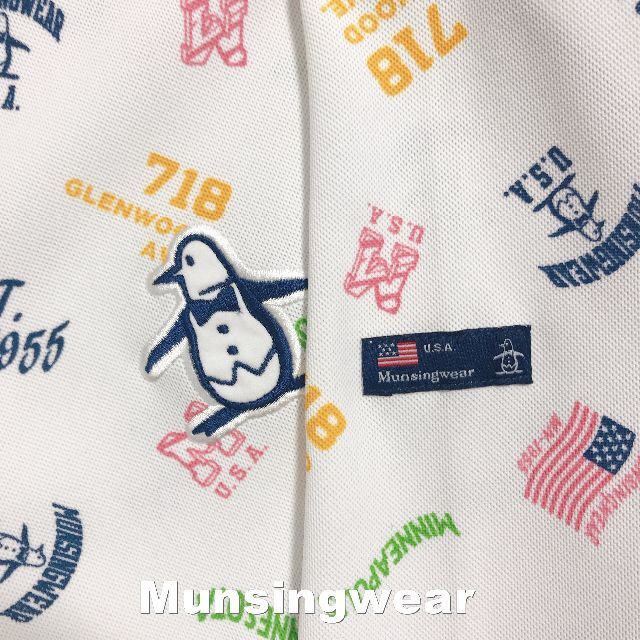 Munsingwear(マンシングウェア)の【Munsingwear】マンシングウェア 刺繍ペンギン ハーフジップ シャツ レディースのトップス(シャツ/ブラウス(長袖/七分))の商品写真