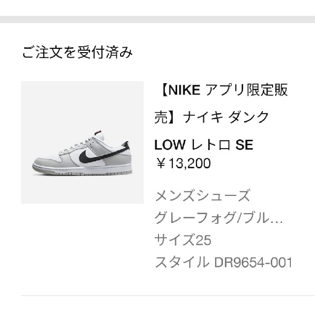 Nike Dunk Low SE Lottery Grey Fog 25.0cm
