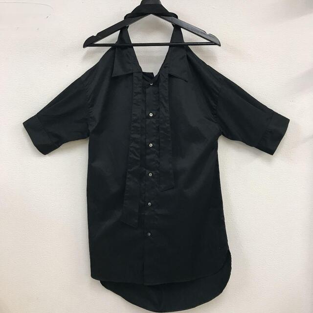 ブランド 新品 MIHARA YASUHIRO black shirt onepiece - 通販