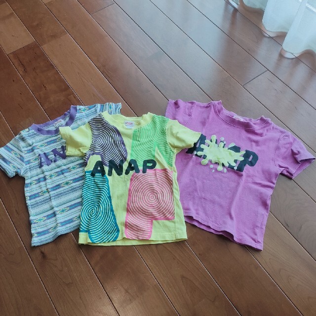 ANAP Kids(アナップキッズ)のむーみん様専用　ANAP　キッズTシャツ100 キッズ/ベビー/マタニティのキッズ服男の子用(90cm~)(Tシャツ/カットソー)の商品写真