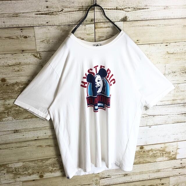 HYSTERIC GLAMOUR(ヒステリックグラマー)のhystericglamour ヒステリックグラマー Tシャツ コラボロゴ入り メンズのトップス(Tシャツ/カットソー(半袖/袖なし))の商品写真