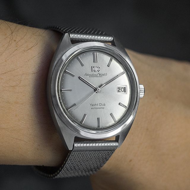 464) 稼働美品 IWC ヨットクラブ 自動巻き 1967年製 日差3秒の 464) 稼働美品 IWC ヨットクラブ 自動巻き 1967年製 日差3秒の