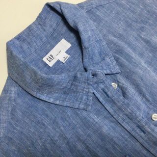 ギャップ(GAP)のGAP リネンシャツ　爽やかブルー(シャツ/ブラウス(長袖/七分))