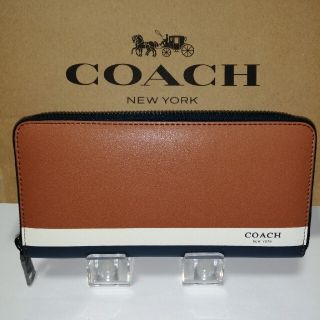 コーチ(COACH)のCOACH長財布 新品未使用　F75087正規品ブラウン(長財布)