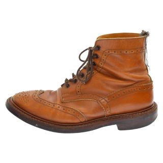 トリッカーズ(Trickers)のTricker's トリッカーズ 72508 MOLTON モルトン カントリーブーツ ウィングチップ シューズ ブラウン(ブーツ)