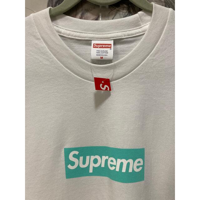 Supreme(シュプリーム)のsupreme Tiffany BOXLOGO Tee Tシャツ M 新品 メンズのトップス(Tシャツ/カットソー(半袖/袖なし))の商品写真