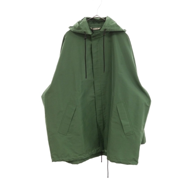 AURALEE - AURALEE オーラリー 22SS SILK POLYESTER GROSGRAIN HOODED