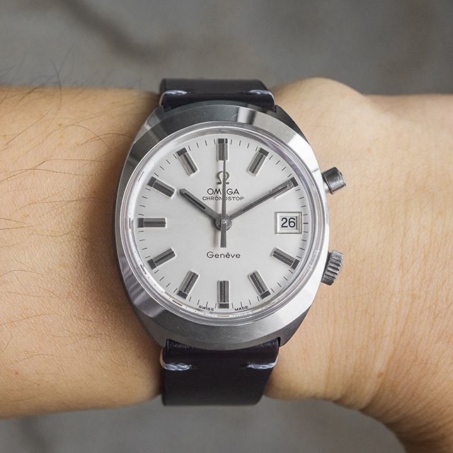 OMEGA(オメガ)の(448) 稼働美品 オメガ クロノストップ 手巻き 1960年代 メンズ メンズの時計(腕時計(アナログ))の商品写真